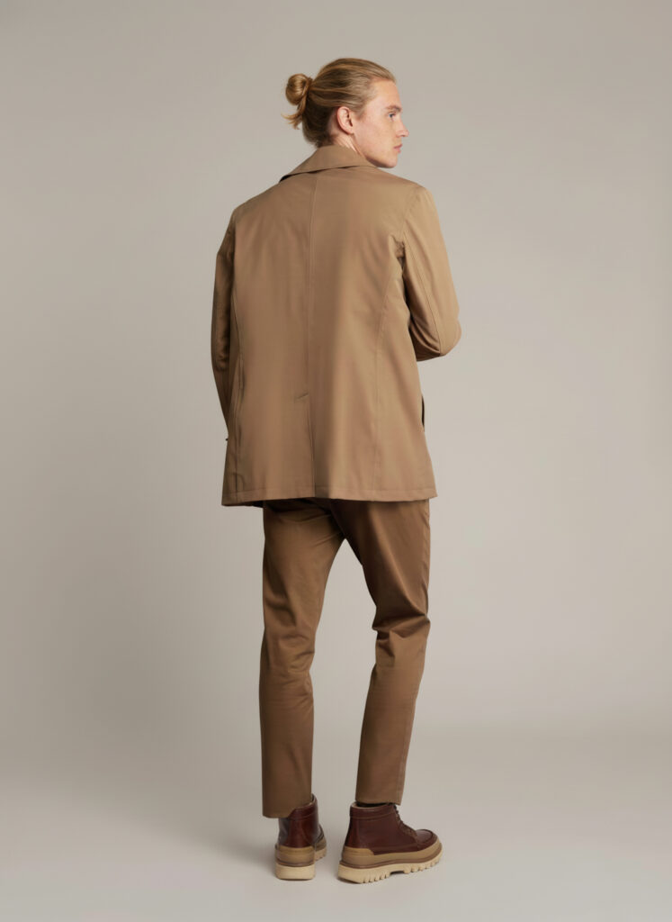 APA Classic Men, waterproof trench coat in Beige Caramel