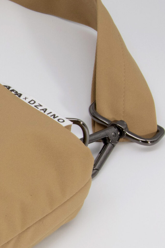 APA Travel Pouch, upcycled waterproof travel pouch in Beige Caramel