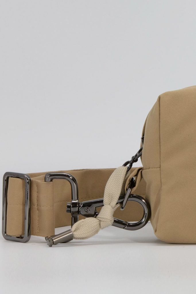 APA Travel Pouch, upcycled waterproof travel pouch in Beige Caramel