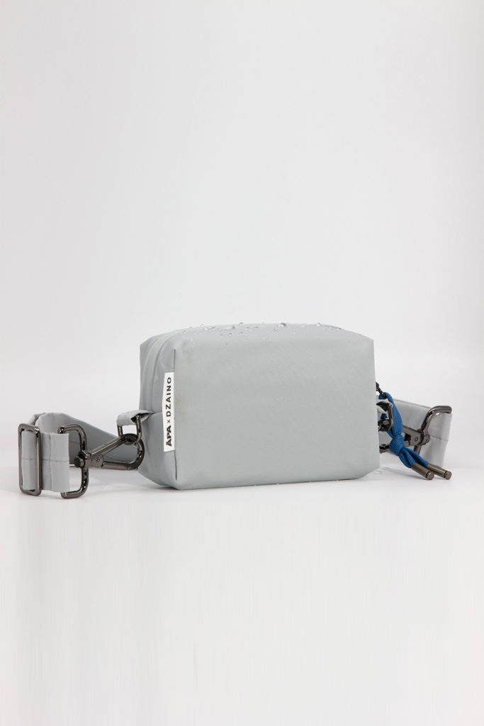 APA Travel Pouch, upcycled waterproof travel pouch in Parisian Grey