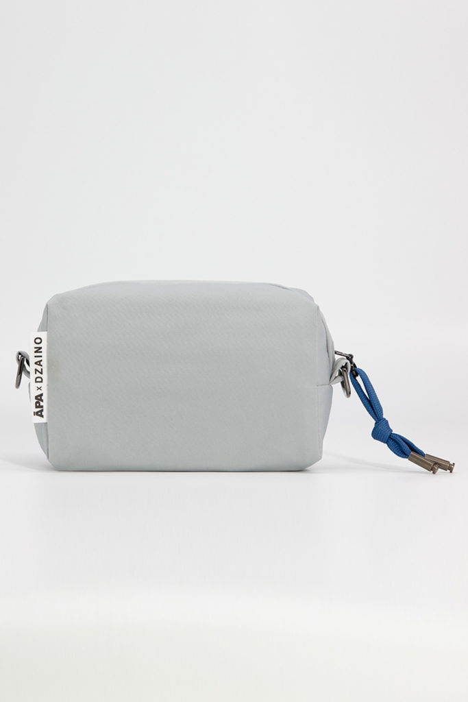 APA Travel Pouch, upcycled waterproof travel pouch in Parisian Grey