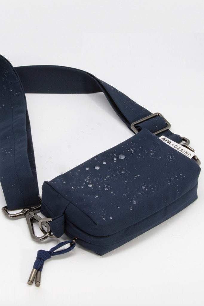 APA Travel Pouch, upcycled waterproof travel pouch in Navy Blue