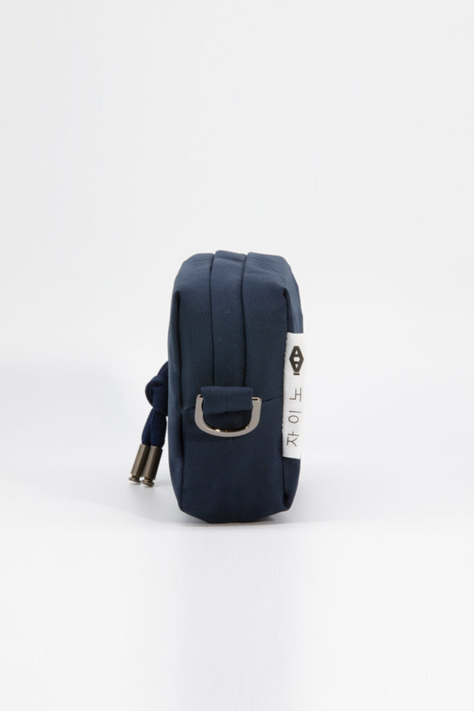 APA Travel Pouch, upcycled waterproof travel pouch in Navy Blue