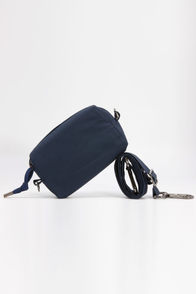 APA Travel Pouch, upcycled waterproof travel pouch in Navy Blue